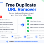 Free Duplicate URL Remover