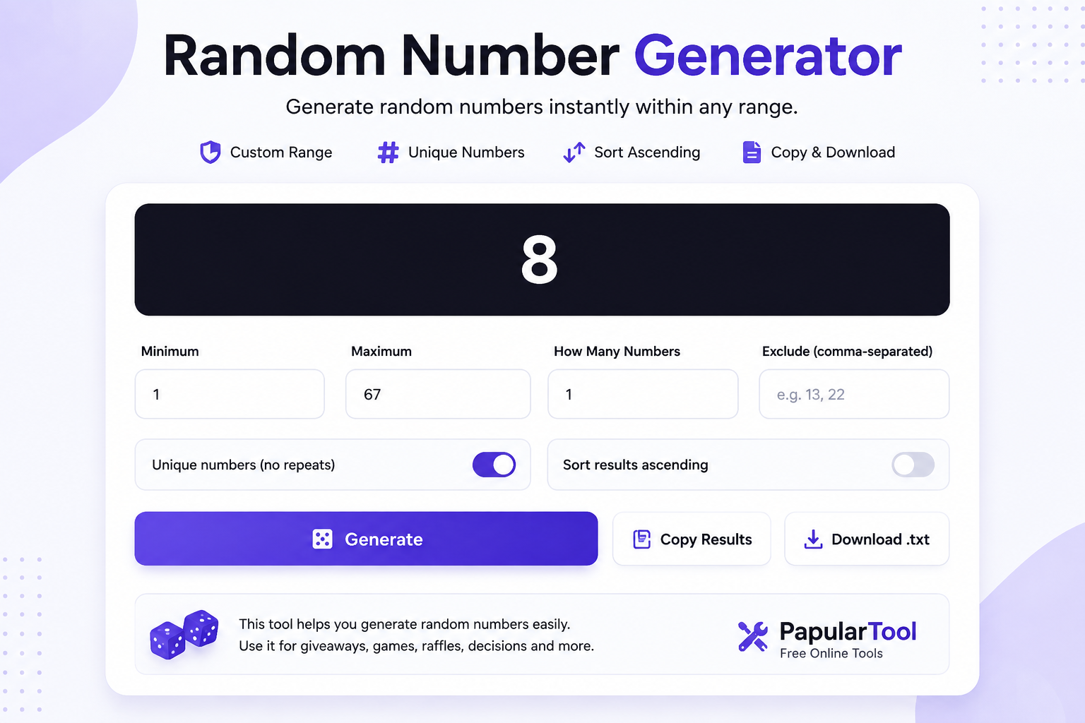 How to Generate a Random Number
