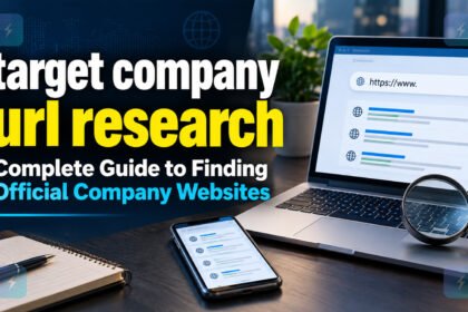 target company url research