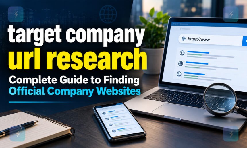 target company url research