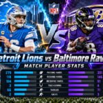 Detroit Lions vs Baltimore Ravens Match Player Stats