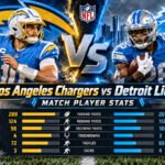 Los Angeles Chargers vs Detroit Lions Match Player Stats