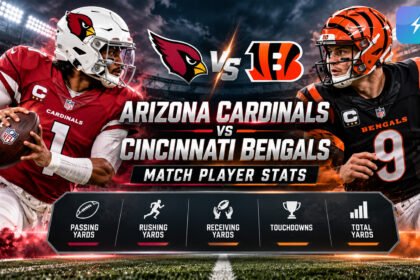 Arizona Cardinals vs Cincinnati Bengals Match Player Stats